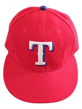 Texas Rangers Red 59FIFTY Snapback Hat